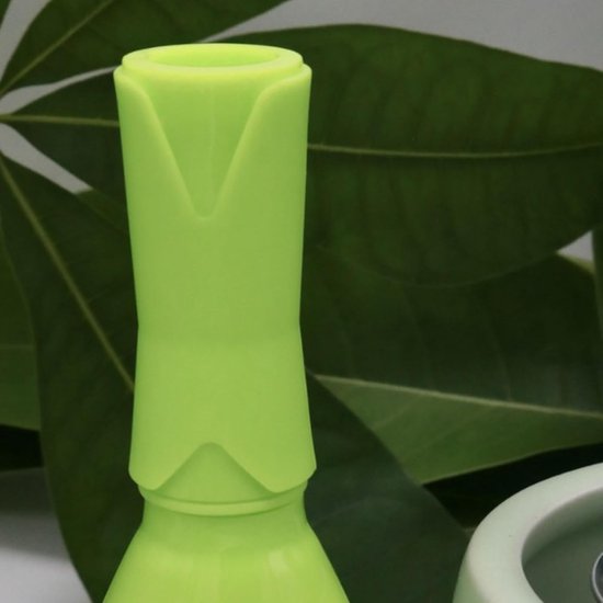 Mixer voor Thee - Klopper - Dranken Bereiden - Professionele Blender - 5.3 x 5.3 x 12.5 cm - Groen — afbeelding 2