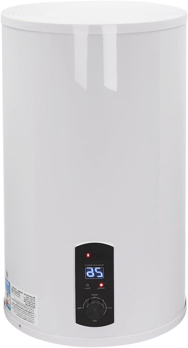 Elektrische Boiler - Warmwaterketel Opslag - Direct Warm Water - Snel Opwarmend - 60 Liter - Wit