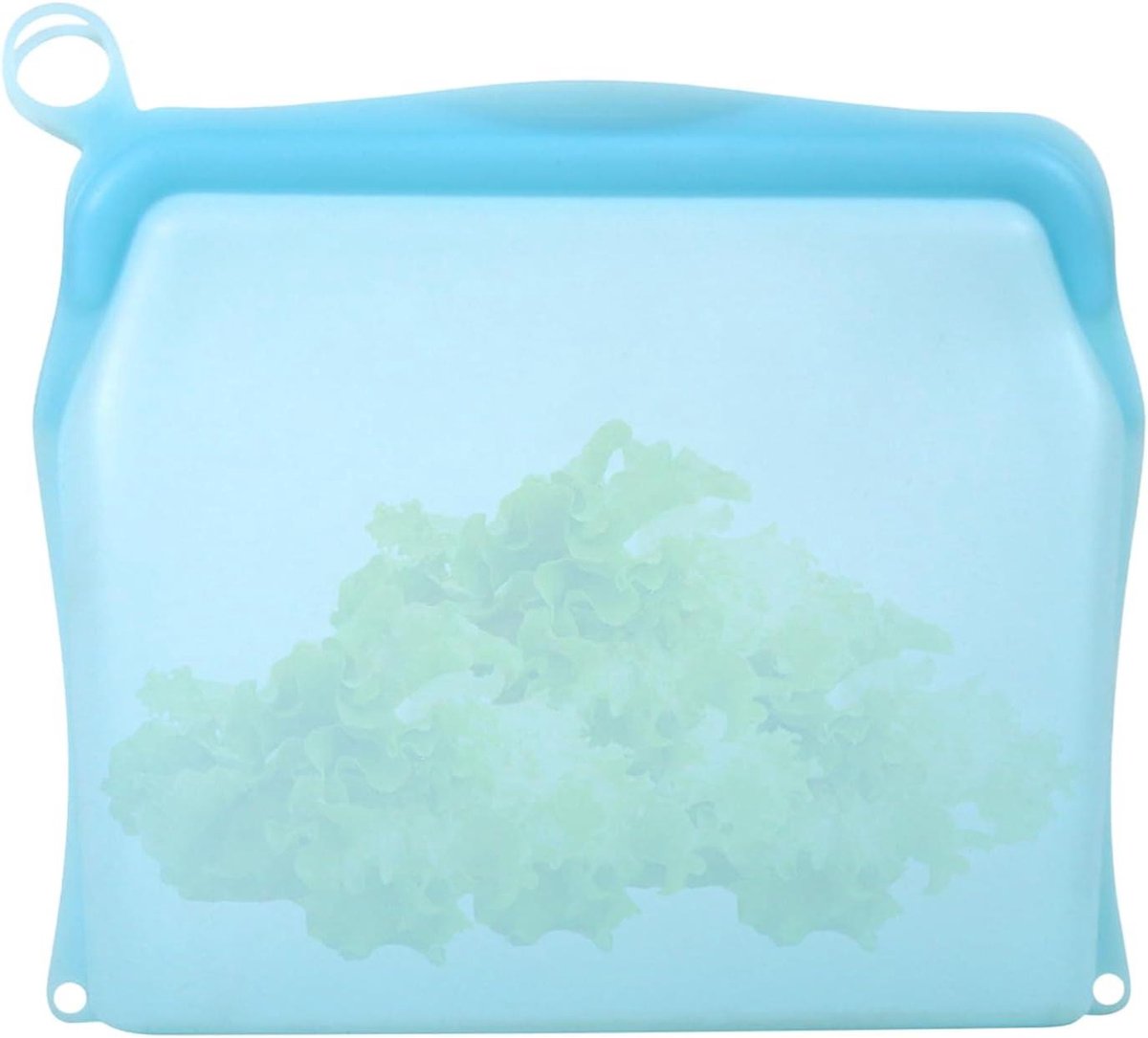 Herbruikbare Voedselzakken - Siliconen Diepvrieszakken - Voedsel Bewaren - Luchtdichte Afsluiting - 500 ml - Blauw