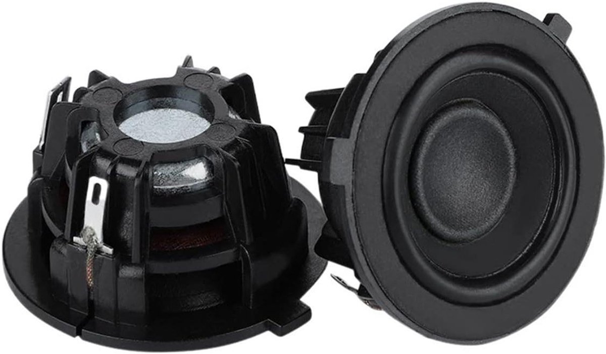 Full Range Speaker - Boekenplank speaker Hifi speaker - Muziek Luisteren - Neodymium Magnet - 1.5 Inch 4 Ohm - Black