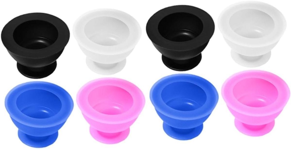 Silicone Cupping Set - Zuignappen Lichaamsmassage - Spierontspanning - Verstelbare Vacuüm - 4 Stuks - Diverse Kleuren