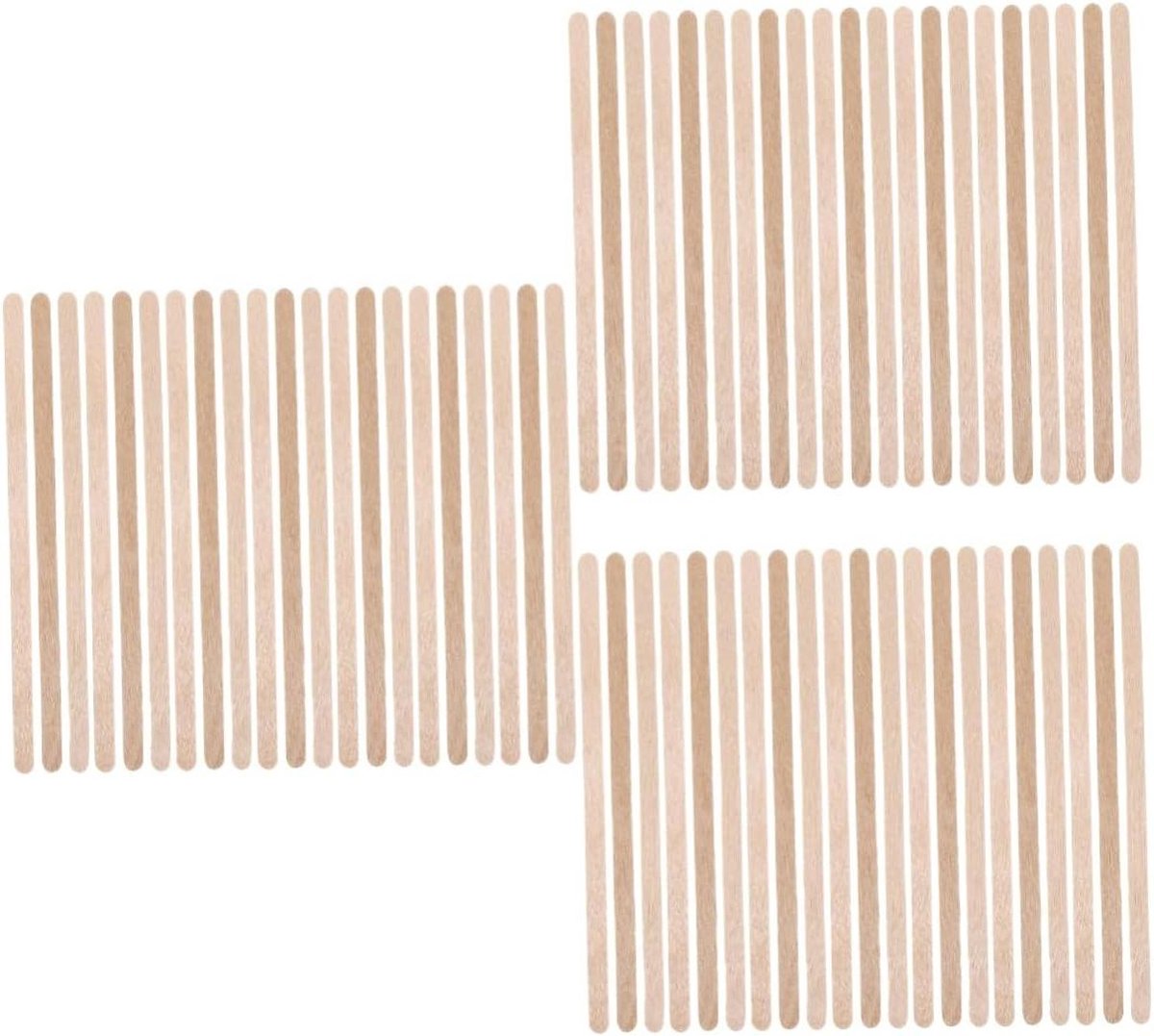 Roerstokjes Hout - Roerstaafjes Koffie - Drankjes Mengen - Met Ronde Chip - 14 cm - Beige