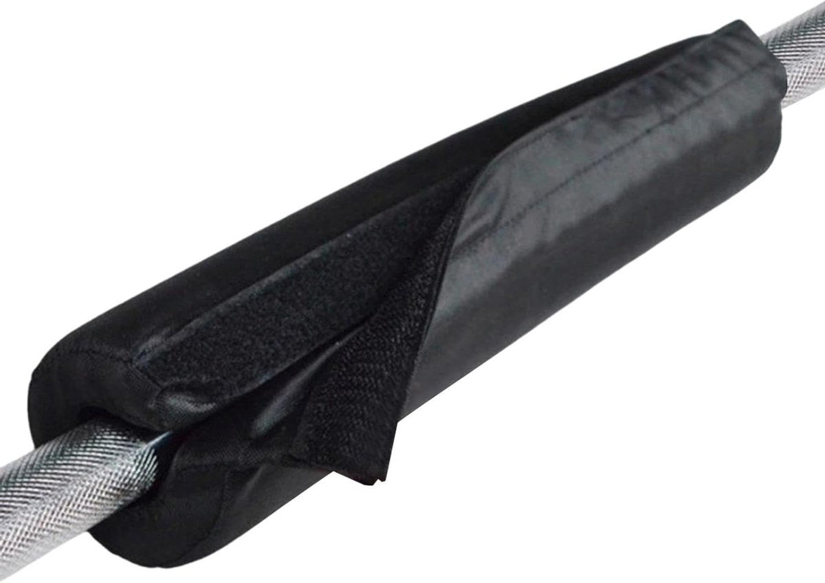 Nekbescherming Squatstang - Barbell Pad Hip Thrust - Krachttraining Comfort - Antislip Dempende Ondersteuning - 38.5 cm - Zwart