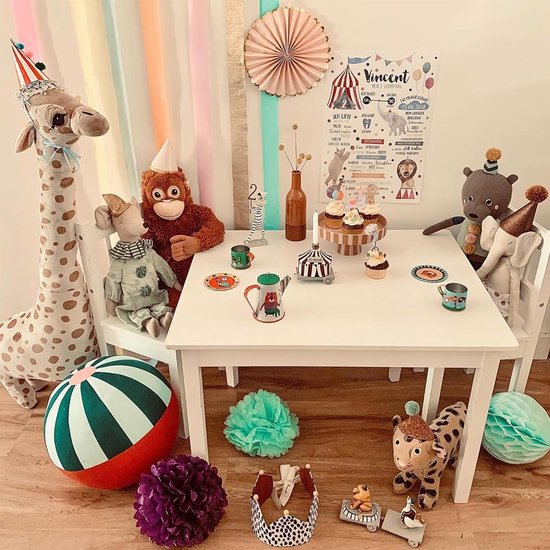 Pluche Giraf - Knuffel Dier - Kinderkamer Decoratie - Duurzame Naden - 40 cm - Bruin — afbeelding 2