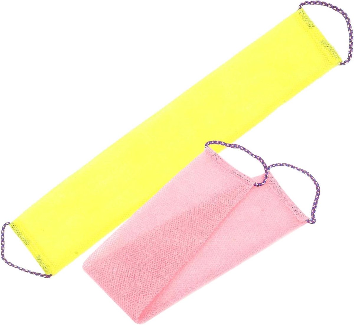 Bad Handdoeken - Scrub Handdoek - Huid Peelen - Met Handvatten - 74 cm - Assorti