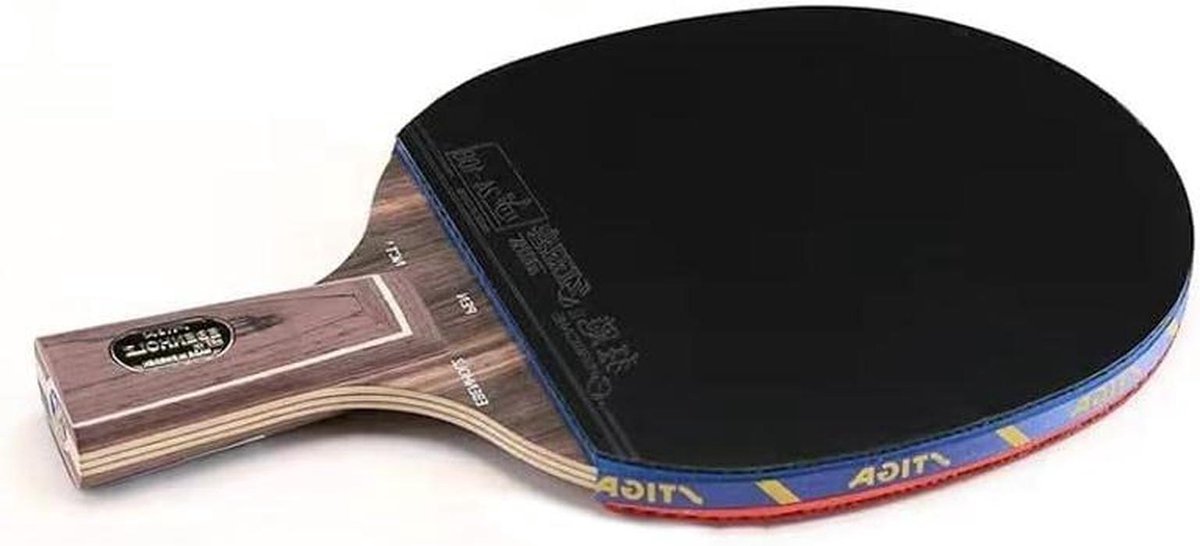 Tafeltennisbat Set - Pingpongbatjes Carbon - Competitie Spelen - Dubbelzijdig Professioneel Rubber - One Size - Niet gespecificeerd