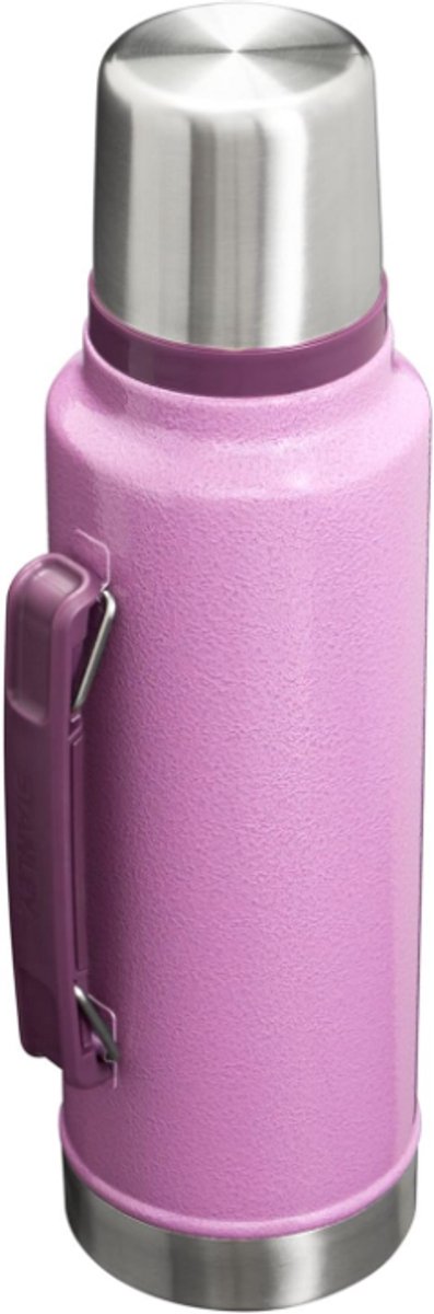 Stanley Classic Legendary Thermosfles (1.4L) met Handvat – RVS Vacuümfles met Bekerdeksel – Lekvrij – Houdt Drank 24u Warm/Koud – BPA-vrij – Hammertone Lilac – foto 6