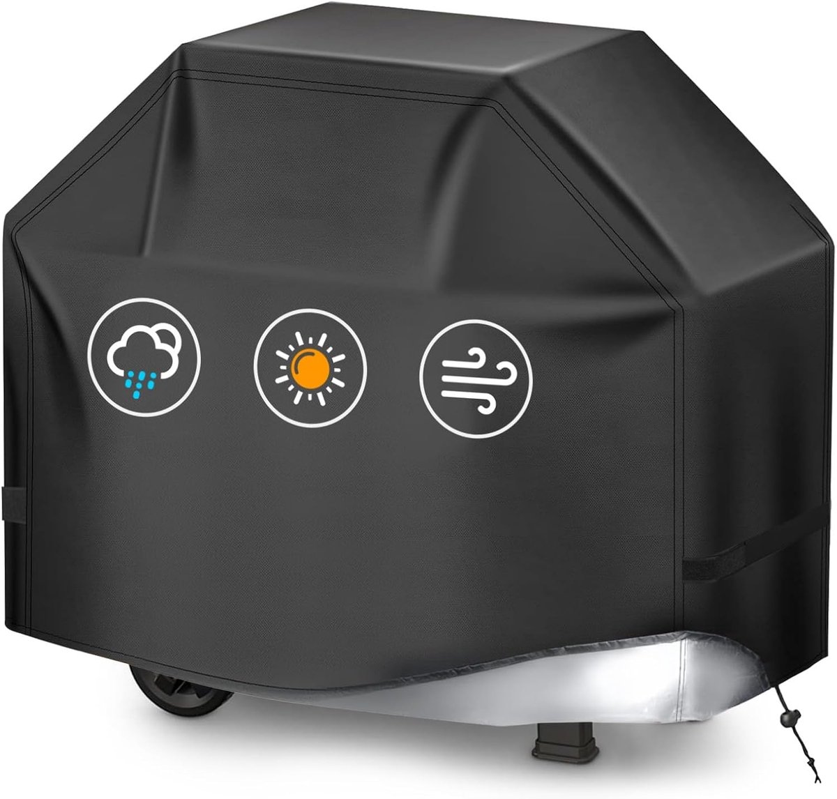 VHV - Barbecuehoes - waterdichte BBQ hoes 58” × 24” × 46” - waterdicht, scheurbestendig - voor tuin, terras en buitenkeuken