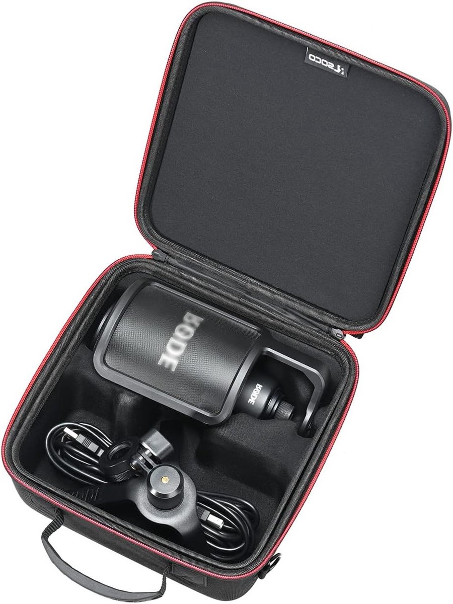 Hoogwaardige Rode Condenser Microfoon Cover voor NTUSB en NT-USB+ - Bescherming en Geluidskwaliteit Verbetering