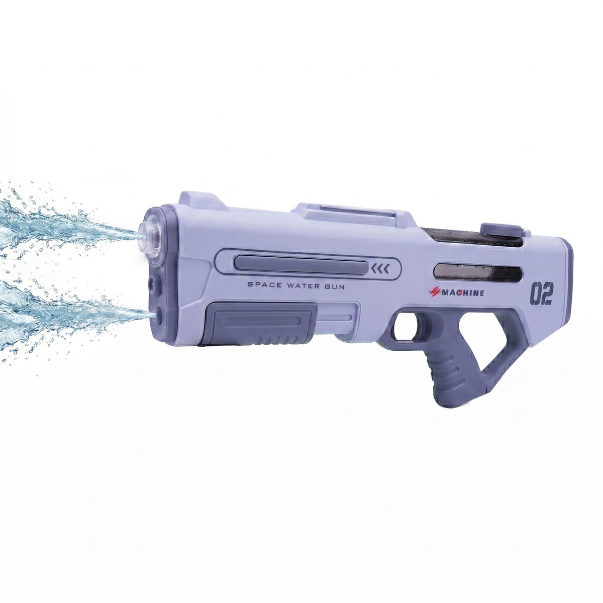 Zoem - Dubbelloops Elektrische Waterpistool - Watergun - 2 veiligheidsbrillen - 7 meter