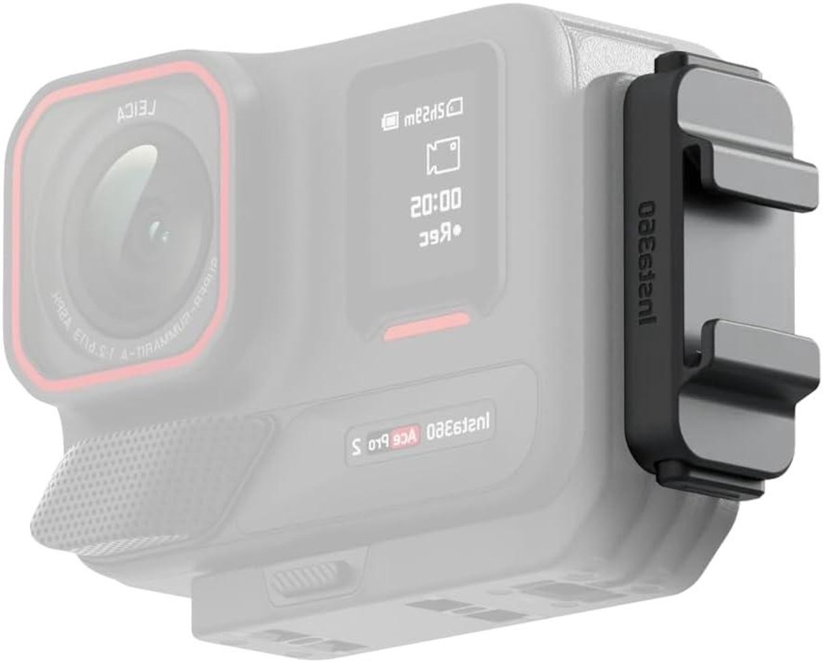 Camera Accessoire - Adapter Houder - Extra Apparatuur - Snelle Bevestiging - 7 x 8 x 2 cm - Zwart