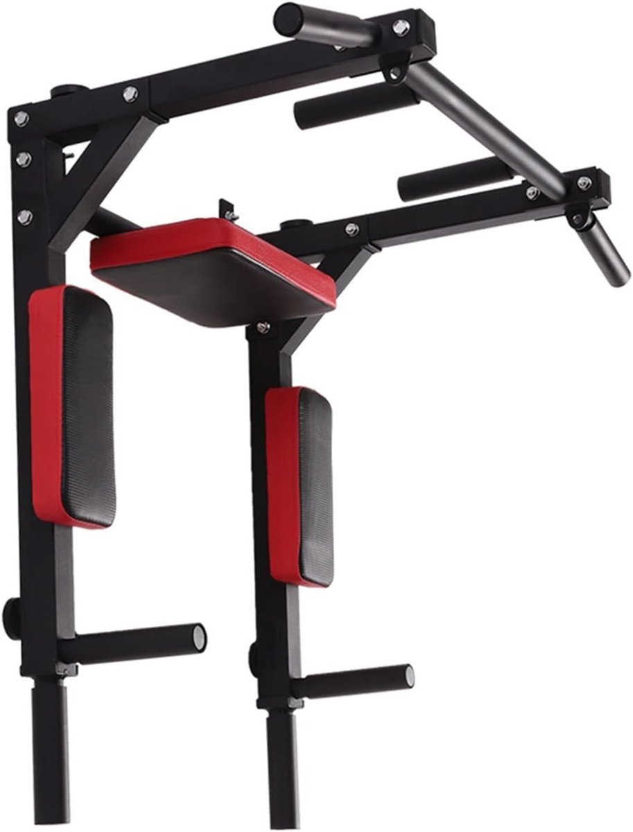 House&Garden Multifunctionele Wandgemonteerde Pull-Up Bar Power Station voor Thuis Fitness, Optrekstang & Parallelle Bars voor Krachttraining 94x76x48 cm