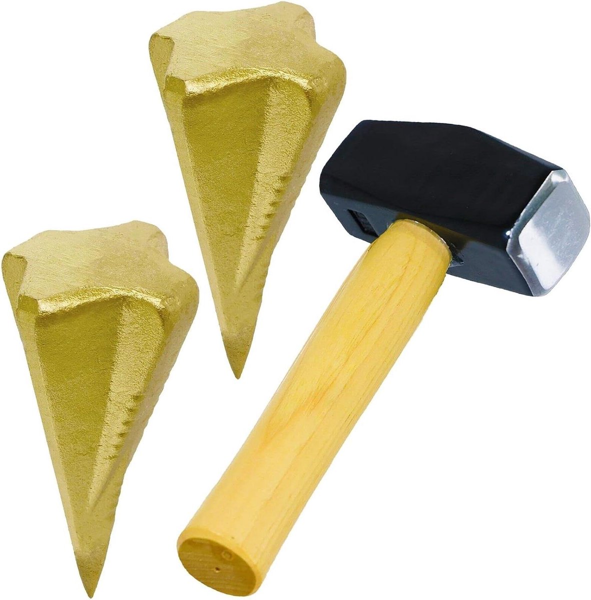 Houthak Kit - Splijtammer Set - Haardhout Maken - Hickory Houten Handvat - 4 lb 2 kg - Niet gespecificeerd