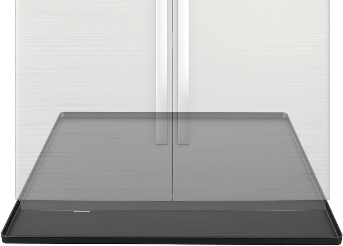 Koelkastmat - Lekbak Mat - Vocht Beschermen - Condens Opvangranden - 60x60x1.5 cm - Grijs