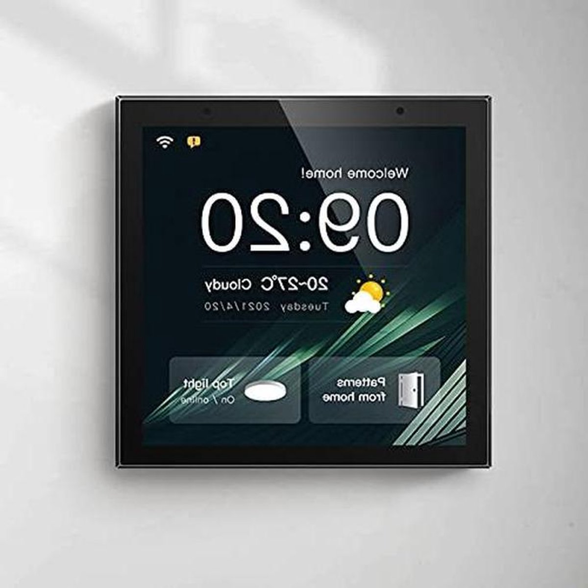Smart Home Paneel - Touchscreen Controle - Huis Automatisering - In-Wall Installatie - 4 Inch Scherm - Wit