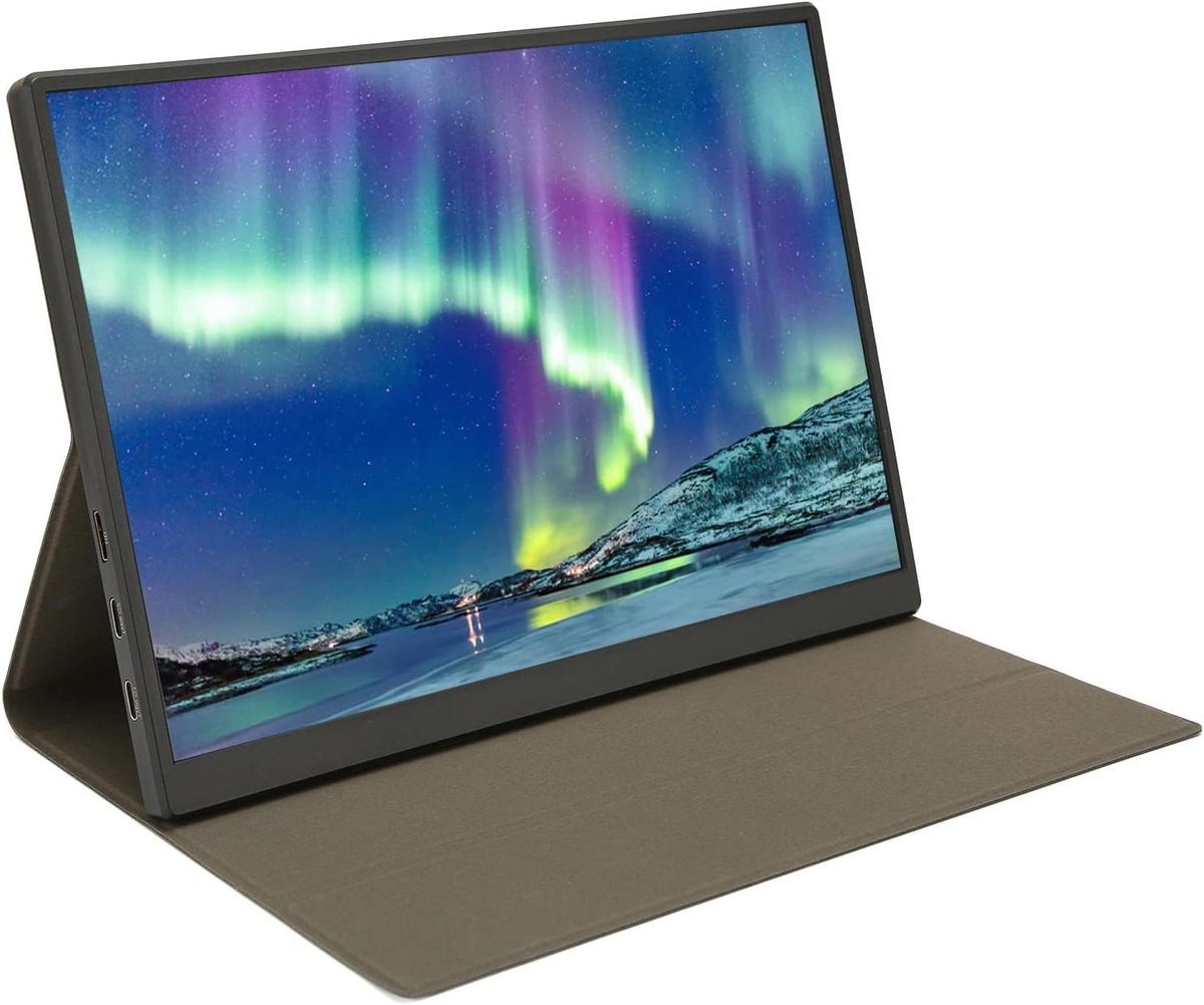 Draagbare Monitor - Extra Scherm - Werk en Gaming - FHD IPS Beeld - 105 Inch - Zwart