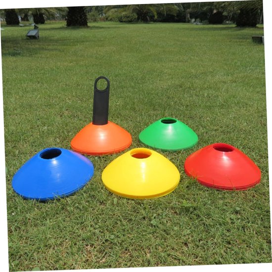 Voetbal Obstakel Kegels - Trainings Markers - Sport Training - Goed Zichtbaar Ontwerp - 12 Stuks - Oranje — afbeelding 5