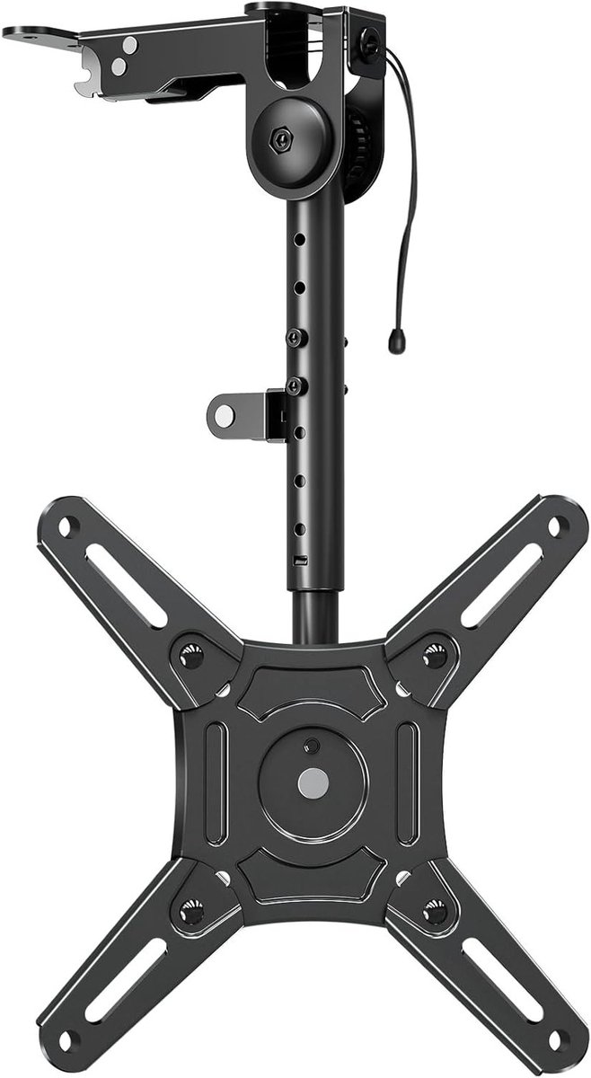 TV Plafondbeugel - Televisie Beugel - Ruimte Besparen - Inklapbaar Ontwerp - 14-42 Inch - Zwart