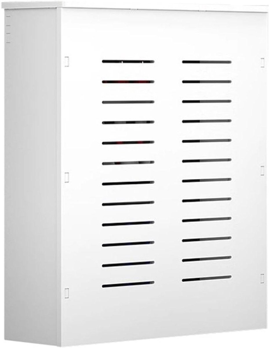 Radiator Ombouw - Radiatorbekleding Kast - Leidingen Verbergen - Installatie Zonder Boren - 70x20x80cm - Wit