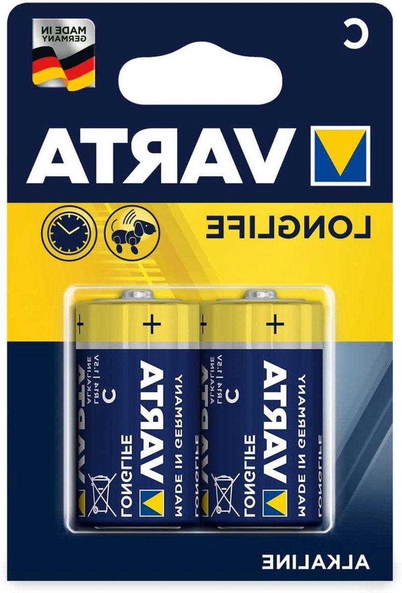 Alkaline Batterijen - Wegwerpbatterijen C - Dagelijks Gebruik - Langdurige Energie - 5 cm - Niet gespecificeerd
