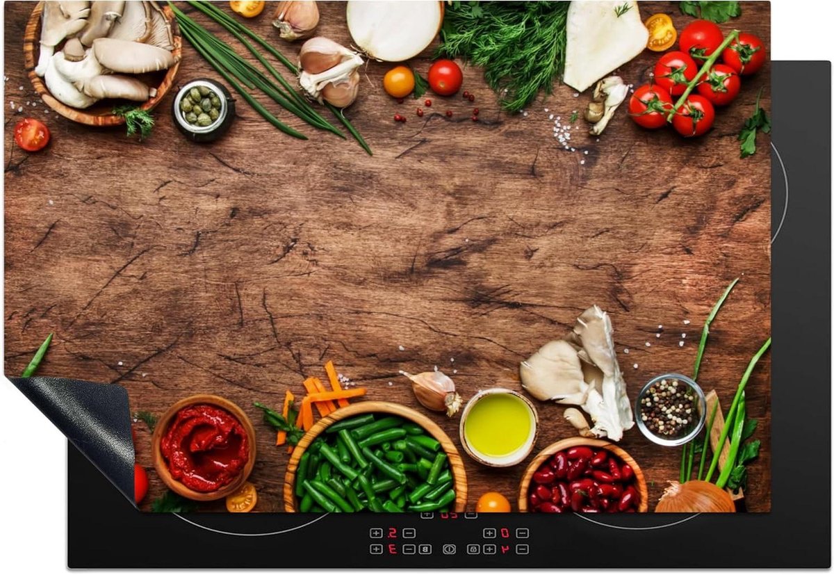 Inductieplaat Beschermer - Kookplaat Mat - Keuken Werkruimte - Kras- en Vuilafstotend - 76x51.5cm - Multicolor