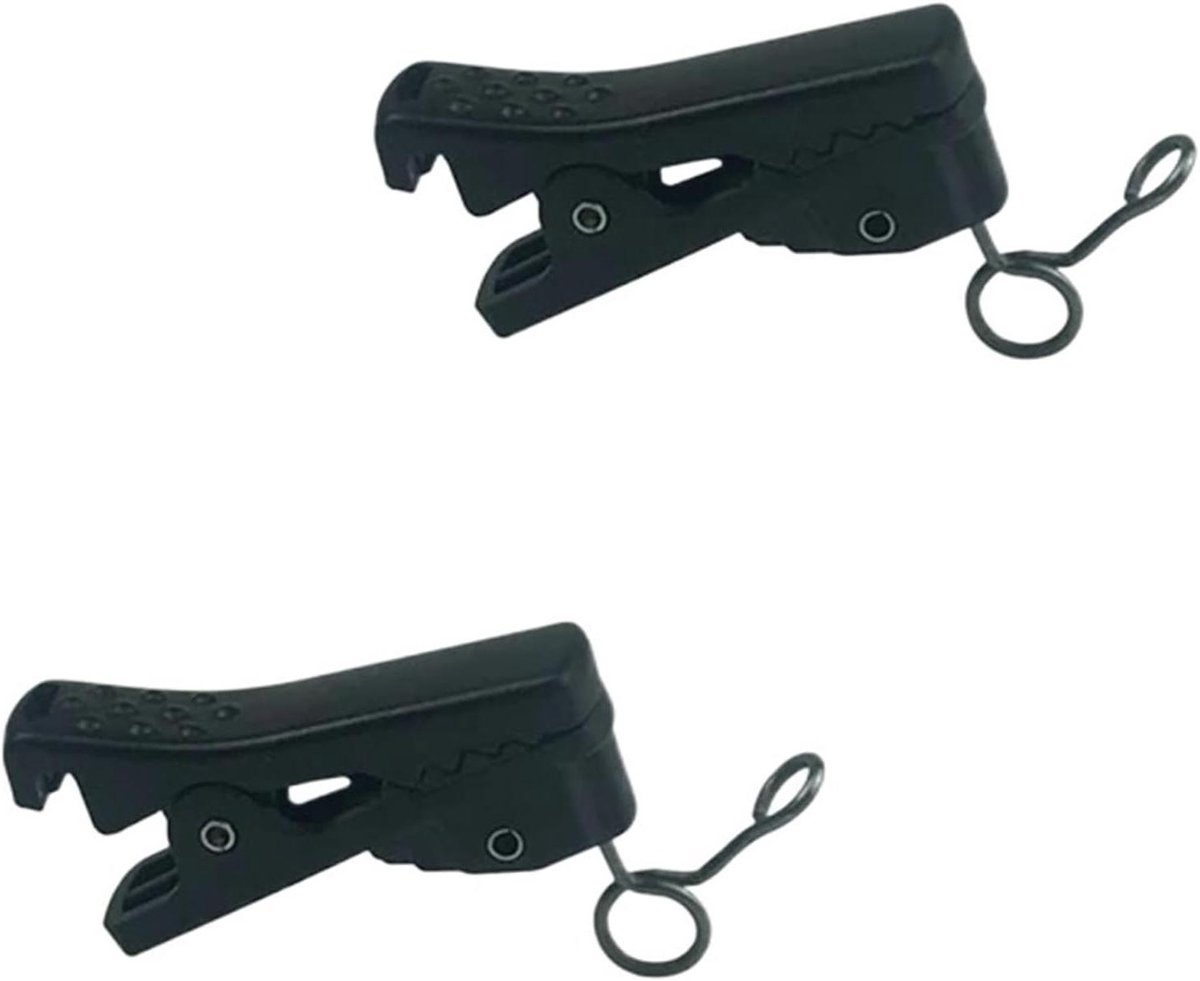 Microfoon Clips - Dasspeld Clips - Audio Opnemen - Veilige Grip - 4 mm - Zwart