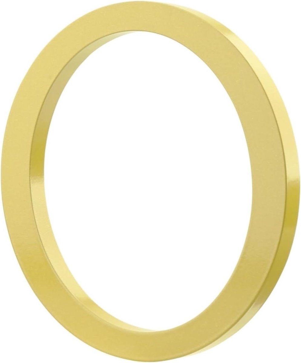 Huisnummer - Adres Teken - Huis Identificatie - Drijvend Design - 6 Inch - Goud