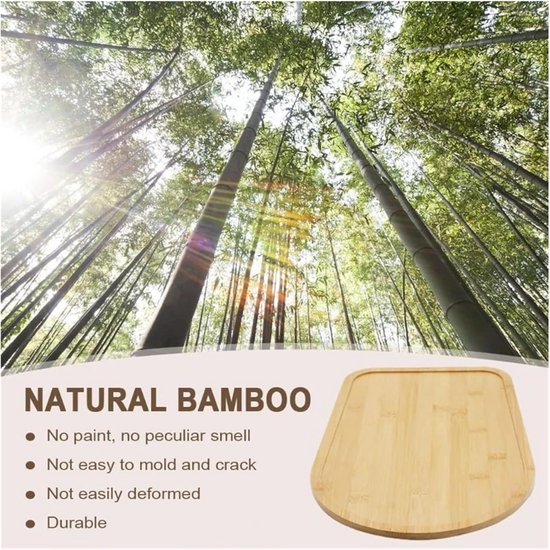 Mixer Antislip Mat - Stabiele Keukenmixer Basis - Bakken en Mixen - Voorkomt Verschuiven - 33.5x21x1cm - Natuurlijk — afbeelding 3