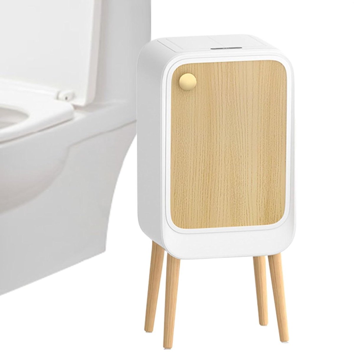 Slimme Afvalbak - Afvalemmer Sensor - Hygiënisch Afval - Automatisch Deksel - 20 Liter - Wit