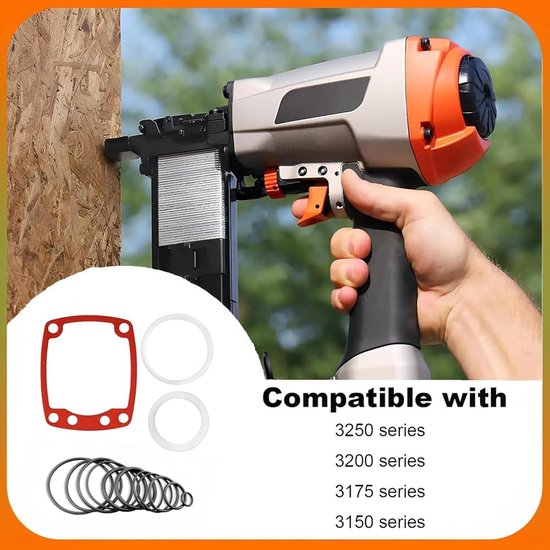 Reparatieset Spijkerapparaat - Onderdelen Kit - Apparaat Onderhoud - Hoge Compatibiliteit - 4 Delig - Grijs — afbeelding 5