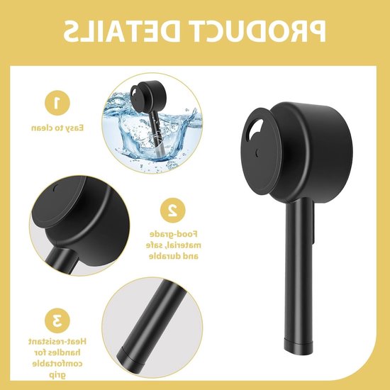 360° Rotating Stoomafleider voor Thermomix TM7, Accessoires met Overloopbescherming en Verbindingen, Geschikt voor Meubels en Open Haarden — afbeelding 2