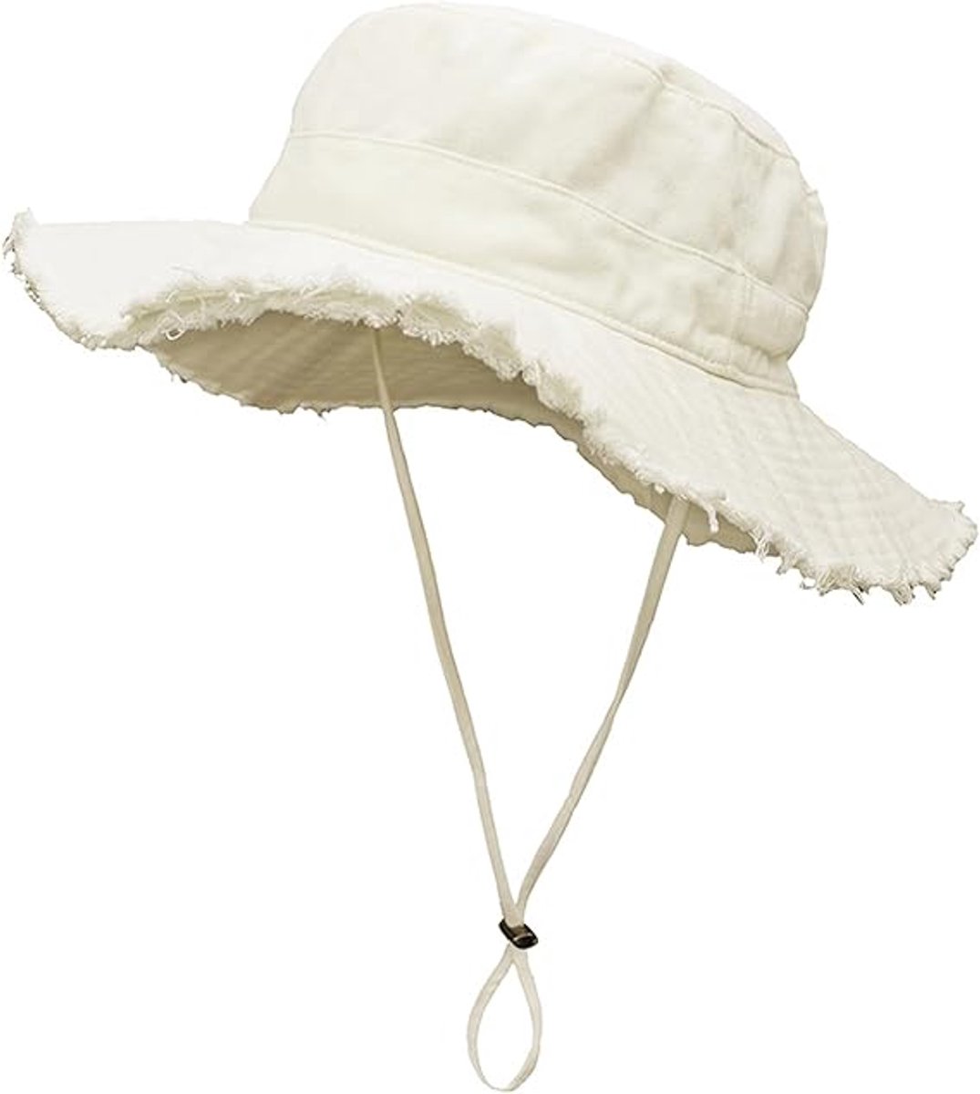 VHV-Premium Zonnehoed Dames - UPF 50+ UV-bescherming Vissershoed - Opvouwbare Strandhod met Brede Rand - Verstelbare Zomerhoed voor Wandelen en Reizen - Beige