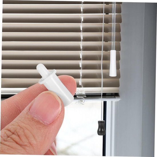 Luiken Reparatie Set - Bevestigingsmiddelen - Raamluiken Herstellen - Veerbelaste Pinnen - 80 Stuks - Wit — afbeelding 2