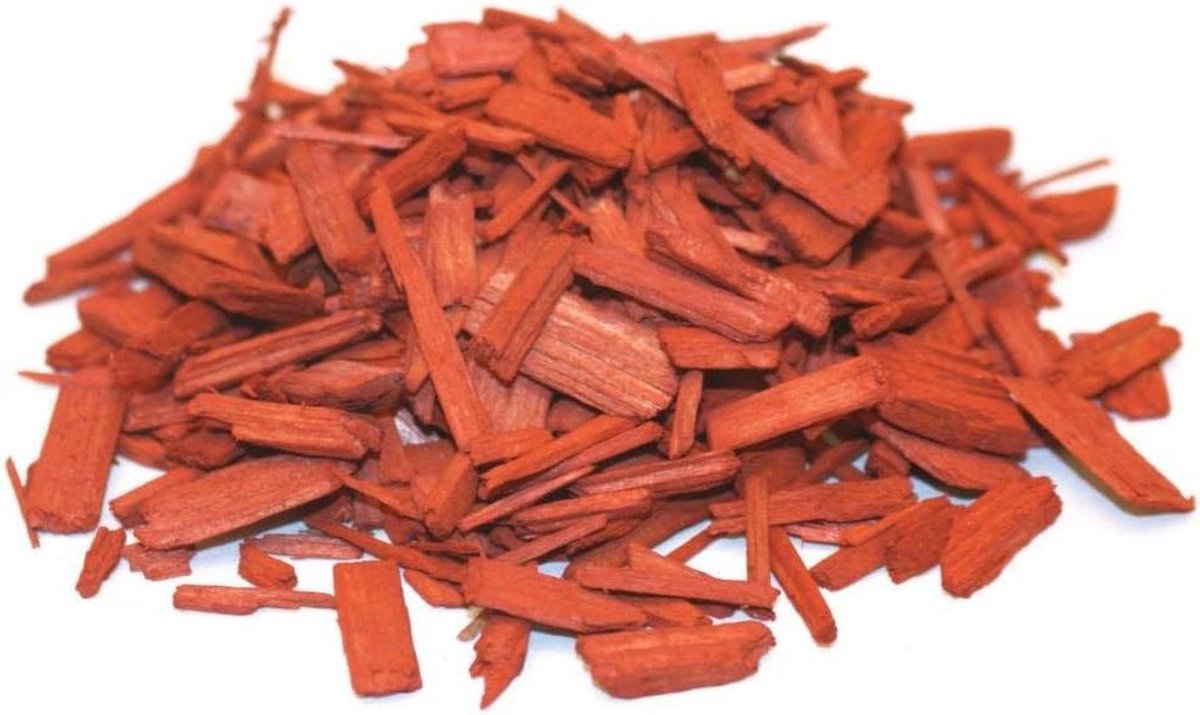 Bodembedekker Rode Spaanders - Houtsnippers Mulch - Tuin Decoratie - Natuurlijke Uitstraling - 11 kg - Rood