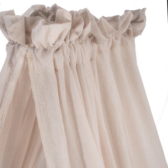 Bedhemel voor babybed - Voile sand — afbeelding 3