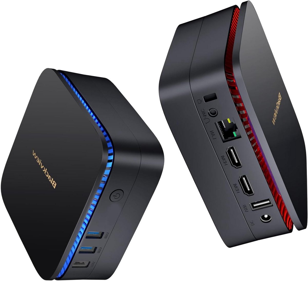 Mini PC - Compacte Computer - Efficiënt Werken - Snelle N150 Chip - 16GB RAM 512GB SSD - Zwart