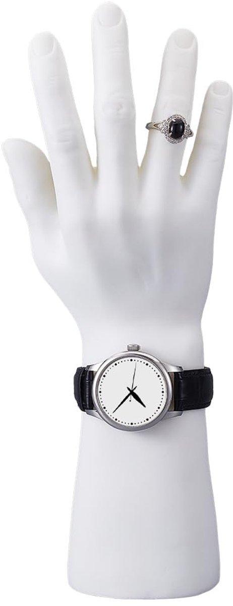 Dailygoody - Solidchoice - Dailygoody - Sieradenstandaard - Hand Model Display Stand - Minimalistisch - Wit - Sieradenpresentatie - Perfect voor ringen en armbanden - Geschikt v