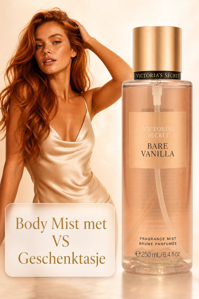 Victoria's Secret Bare Vanilla Parfum BodyMist | Incl. Geschenktasje