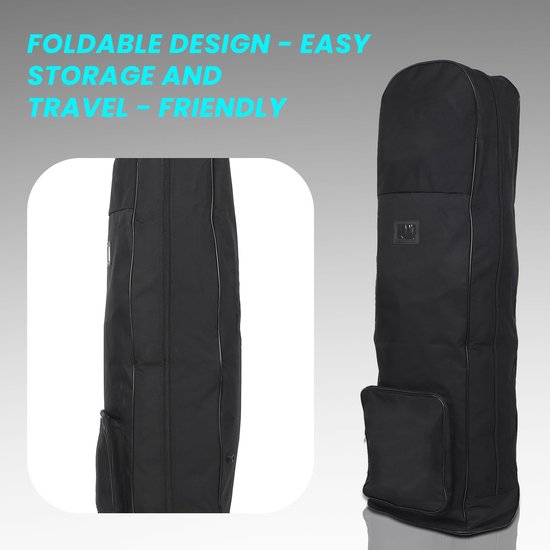 Dailygoody - OmGoods - Dailygoody - Golfreistas - Opvouwbare Golftas - Met Wielen - Golfopbergtas - Ideaal voor Reizen - Voor Golfliefhebbers — afbeelding 5