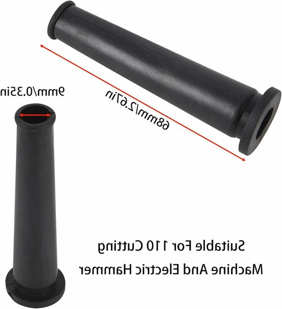 Set van 5 Rubber Kabelbeschermers voor Elektrisch Gereedschap, Slangbeschermers en Kabels, Ideaal voor Drills en Slijpmachines - Afmetingen 67x9mm — afbeelding 5