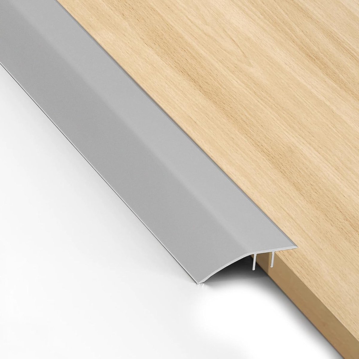 Aluminium drempelprofiel - 0.9m x 43mm - zelfklevend overgangsprofiel voor hoogtecompensat