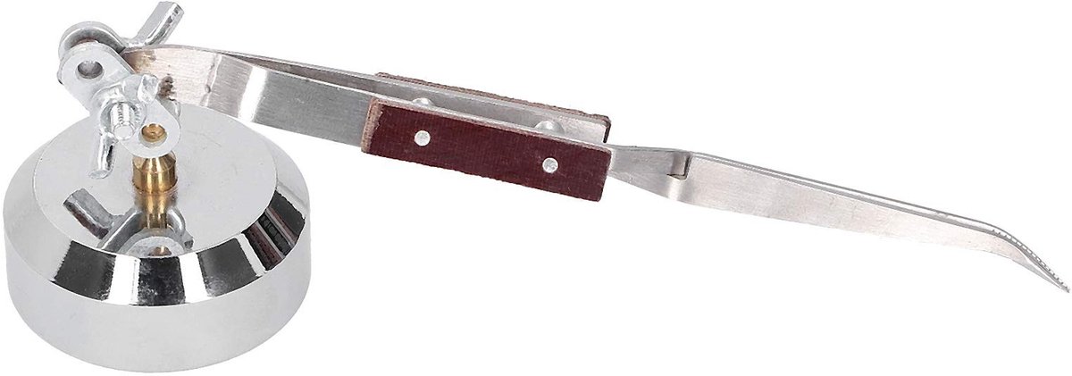 Dailygoody - Solidchoice - Dailygoody - Solderen Pincet - Derde Hand - Professionele Gereedschappen - Wit - Hobby Gereedschap - Voor Sieraden en Elektronica - Gebogen Mond