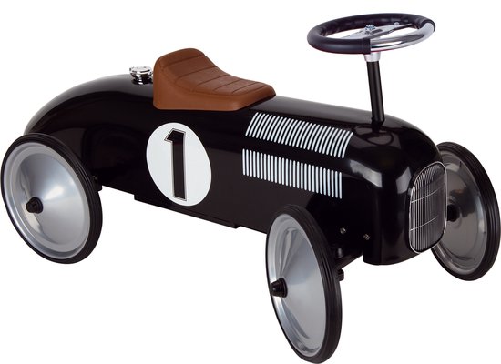 Goki Retro Loopauto Zwart van GOK — afbeelding 3