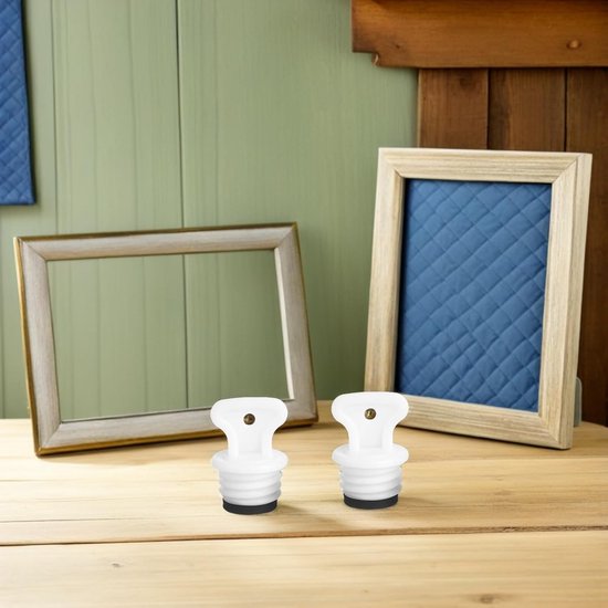 Reservestoppen Warmwaterkruik - Dop Rubberen Stop - Lekvrije Afsluiting - Veelzijdige Compatibiliteit - 4 stuks - Wit — afbeelding 4