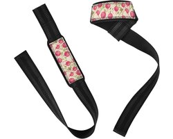 Polsbanden - Gewichtheffen Banden - Kracht Training - Extra Lange Lengte - 68.5 cm - Hot Pink