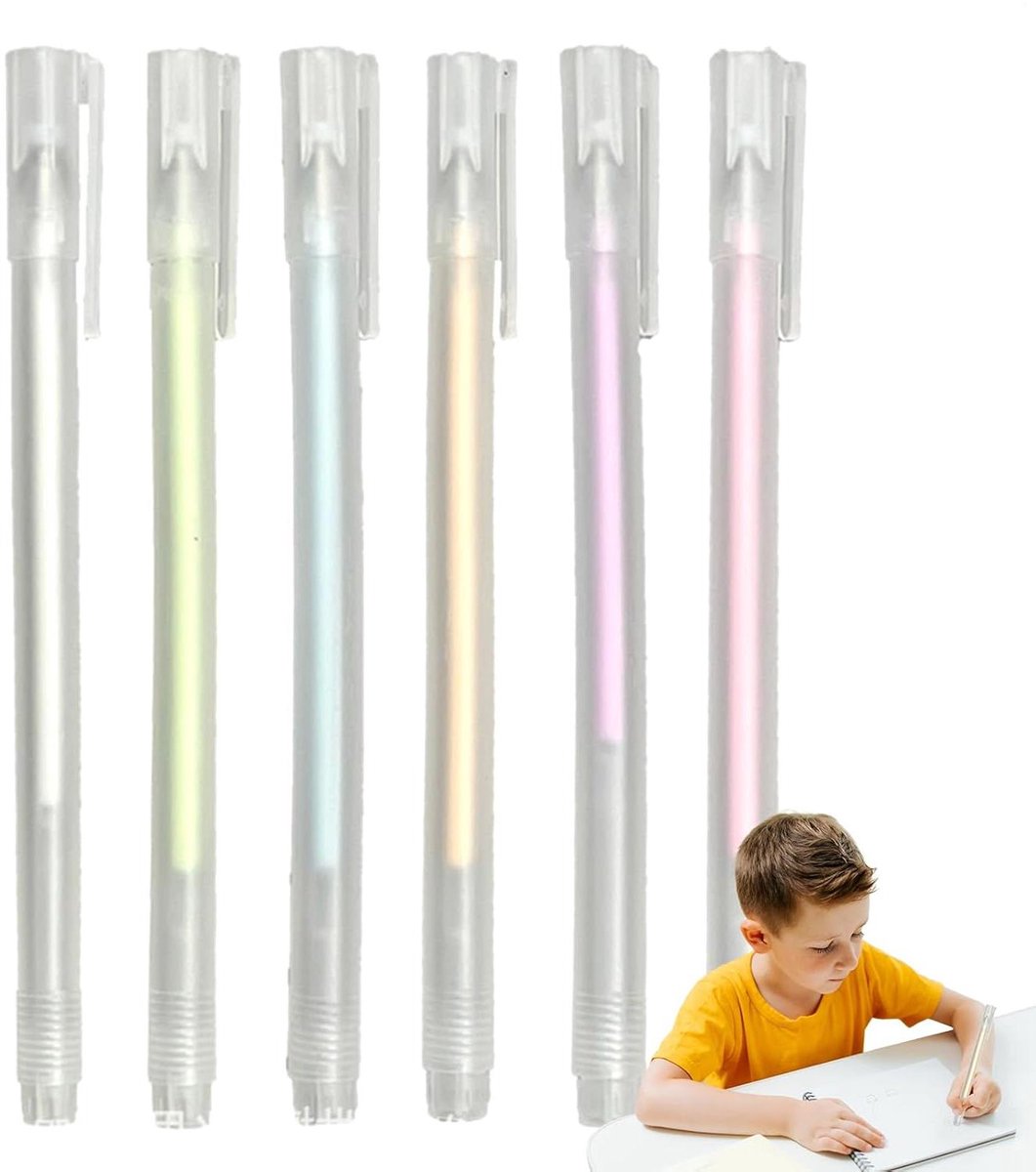 Lijmroller Pen - Rolllijm Pen - Scrapbooking Maken - Sneldrogend Precisie - 6 Stuks - Multicolor