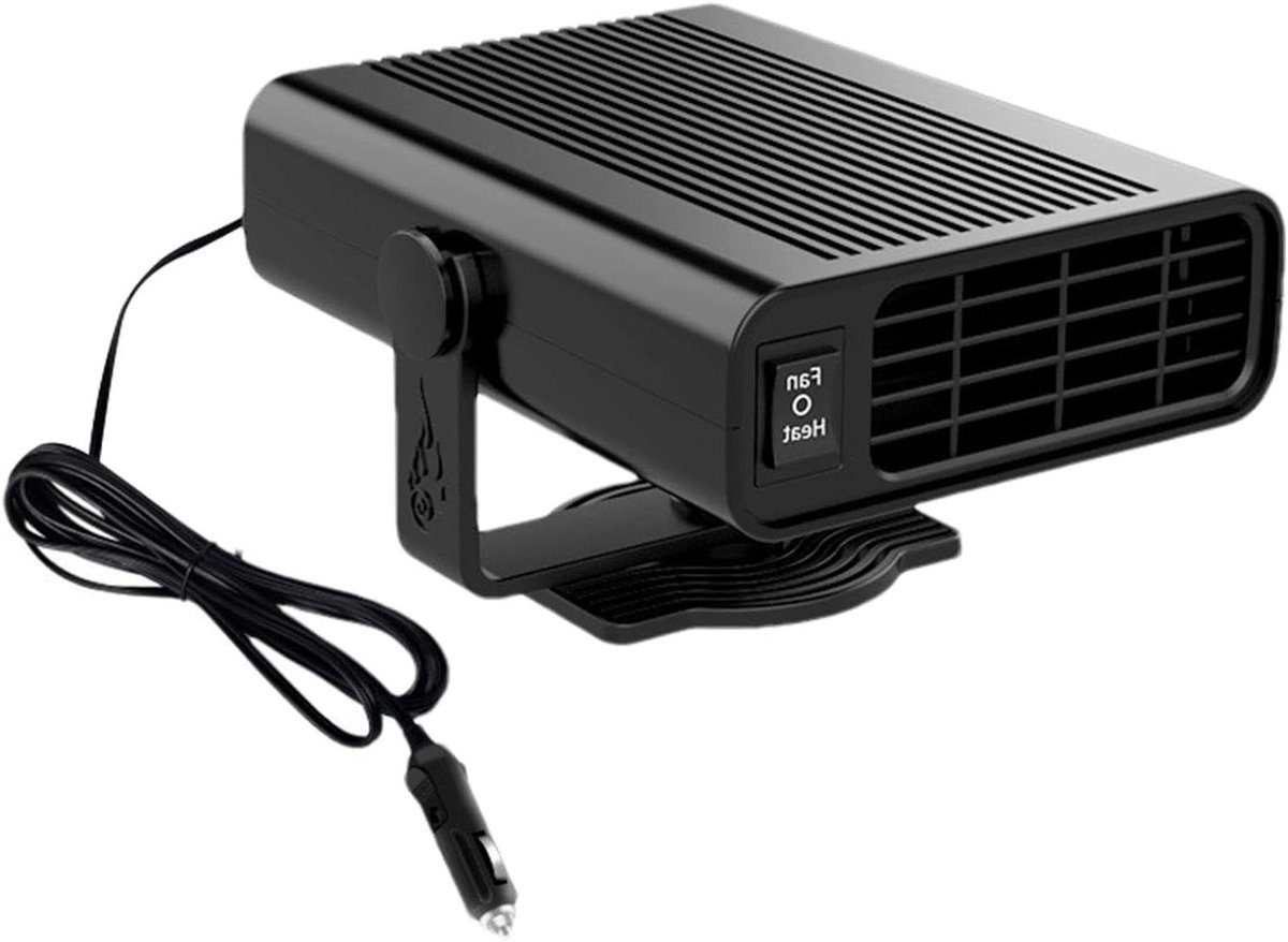 Autoverwarming - Snelverwarming - Comfortabel Rijden - 2-in-1 Koeler - 15.4 cm - Zwart