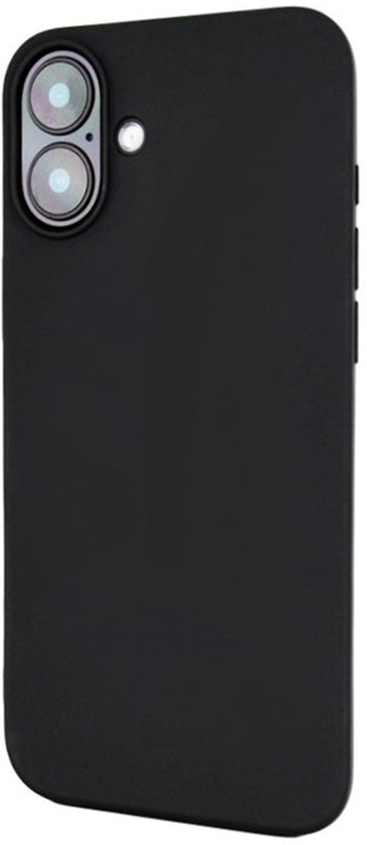 JT Berlin BackCase Pankow Soft Backcover Apple iPhone 16 Zwart Inductieve lading