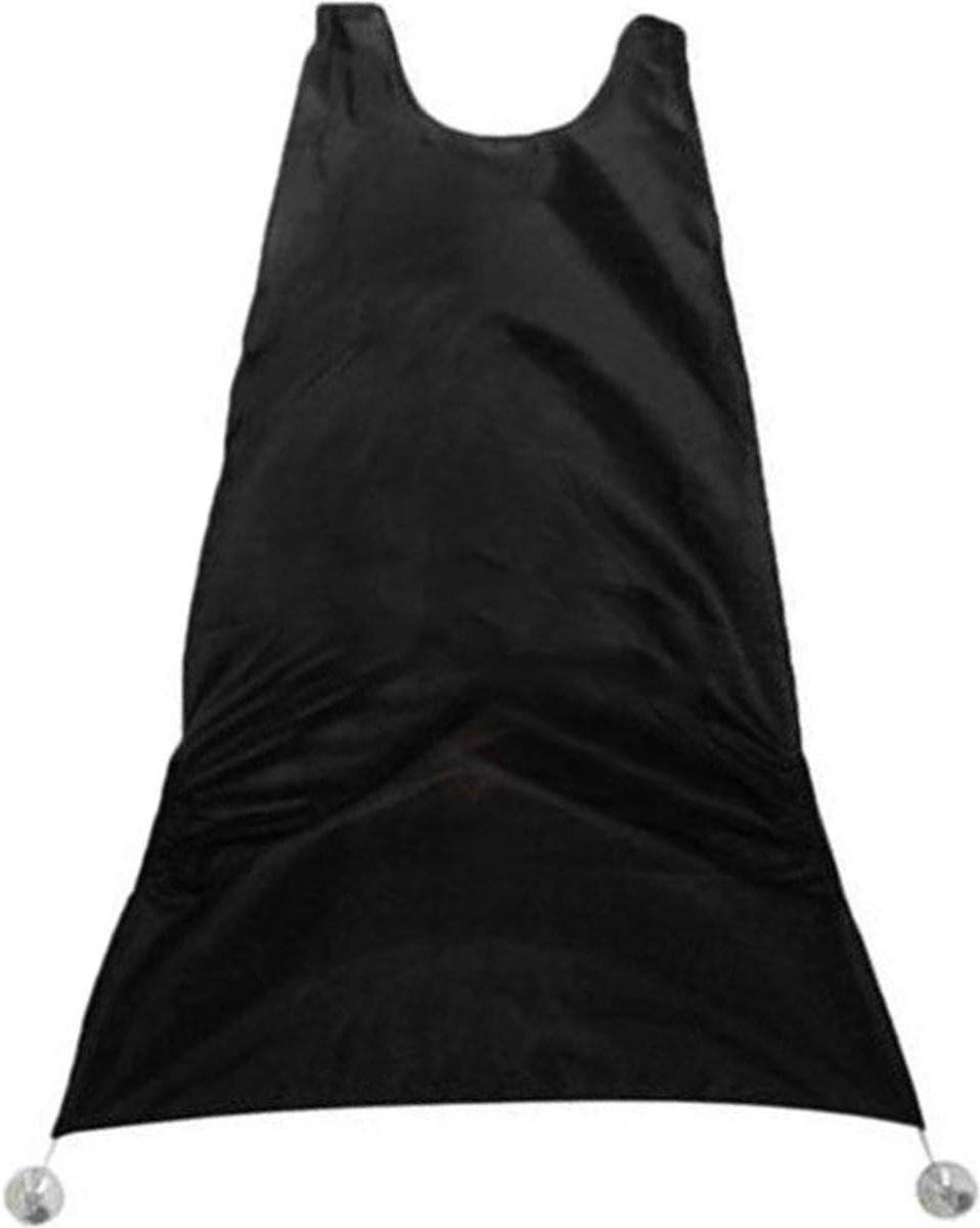 Baard Cape - Scheerschort Baardhaar - Baard Trimmen - Vangt Baardharen Op - 2 Stuks - Zwart