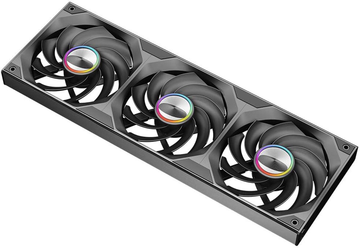 PC Ventilator - Koeler - Computer Koelen - All-in-one Design - 360mm - Zwart